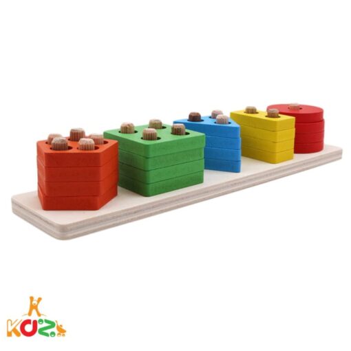 لوحة ألغاز هندسية geometric puzzle plate