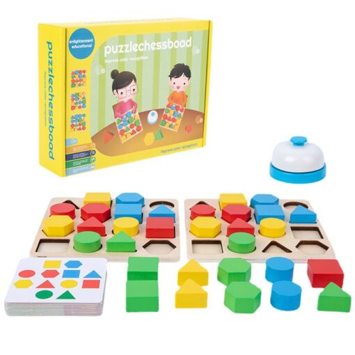 Puzzle chess boad