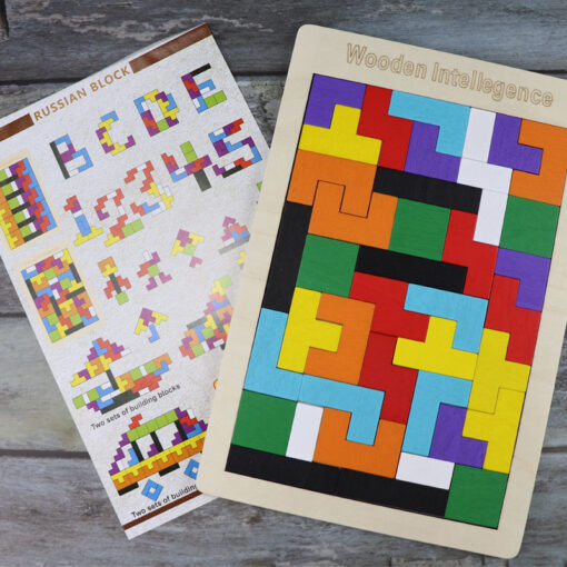 ⁦Puzzle color لعبة بازل تركيب خشبية⁩ - الصورة ⁦6⁩