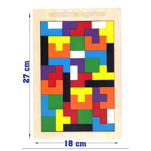 ⁦Puzzle color لعبة بازل تركيب خشبية⁩ - الصورة ⁦2⁩