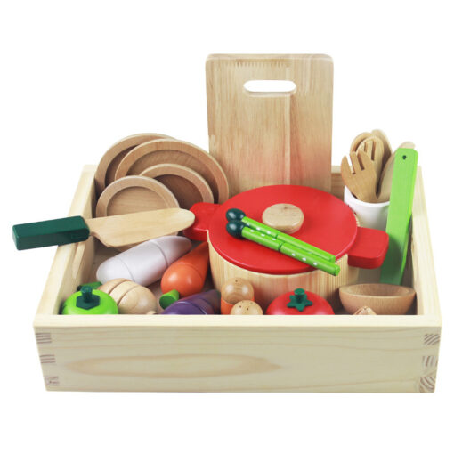 wooden cutting set