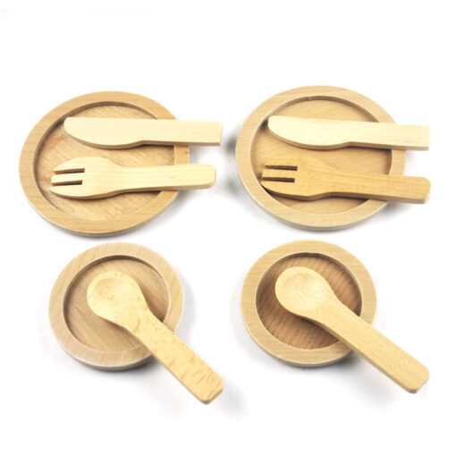 ⁦wooden cutting set⁩ - الصورة ⁦5⁩
