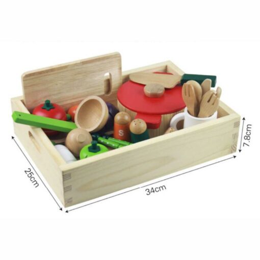 ⁦wooden cutting set⁩ - الصورة ⁦12⁩