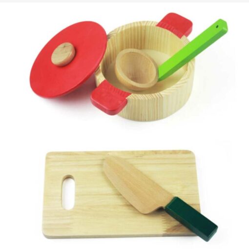 ⁦wooden cutting set⁩ - الصورة ⁦10⁩