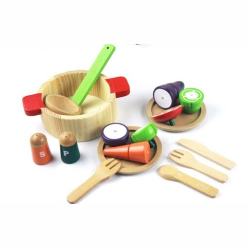 ⁦wooden cutting set⁩ - الصورة ⁦8⁩