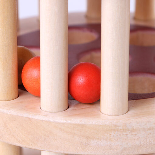 ⁦Wooden Roller Rattle Toy⁩ - الصورة ⁦2⁩
