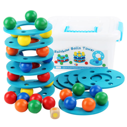 Rainbow balls Tower