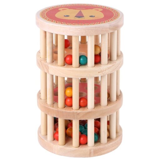 Wooden Roller Rattle Toy