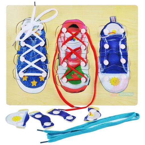 Threading Shoe Toy