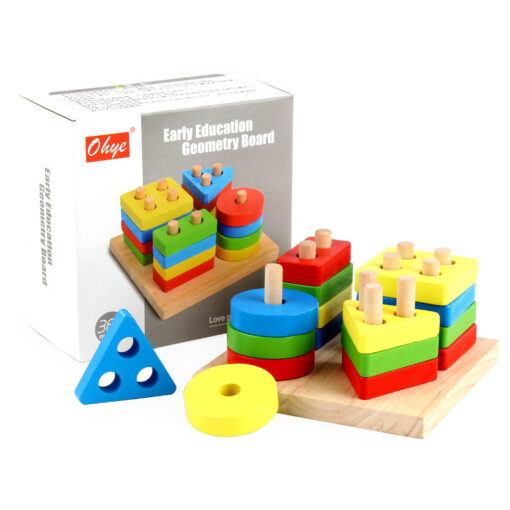 Early education geometry board