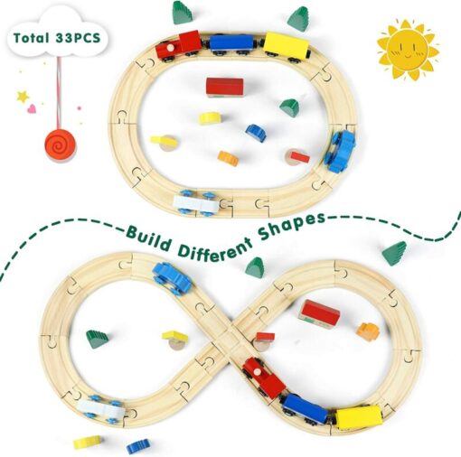 ⁦Wooden Train DIY Assembly⁩ - الصورة ⁦2⁩