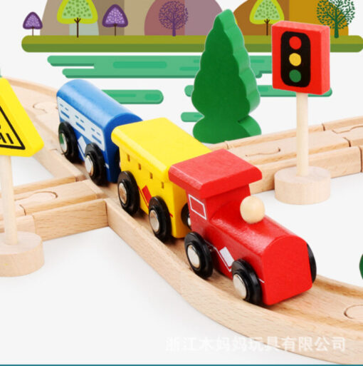 ⁦Wooden Train DIY Assembly⁩ - الصورة ⁦11⁩