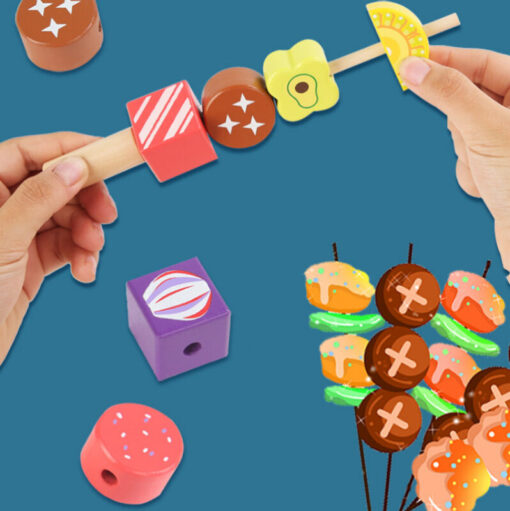 ⁦barbecue simulation wooden toy⁩ - الصورة ⁦3⁩