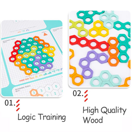 ⁦Hexagonal Puzzle⁩ - الصورة ⁦3⁩