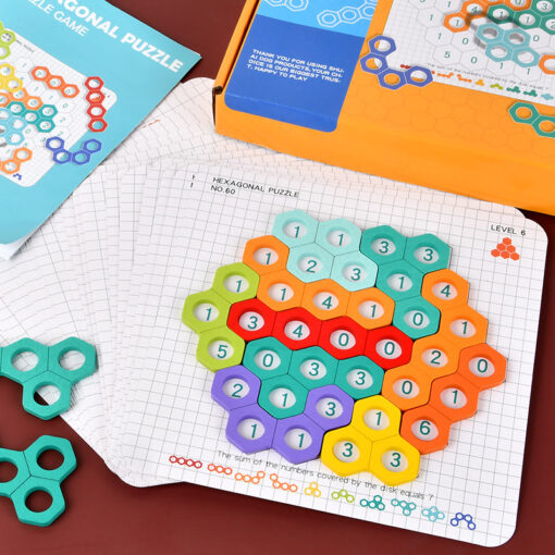 ⁦Hexagonal Puzzle⁩ - الصورة ⁦9⁩