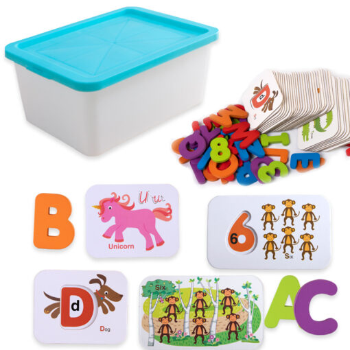 Wooden Early Education ABC Letter Cards 72 pcs - Image 2