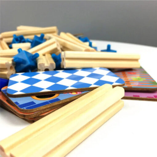 ⁦Wooden construction master building blocks 268 PCS⁩ - الصورة ⁦7⁩