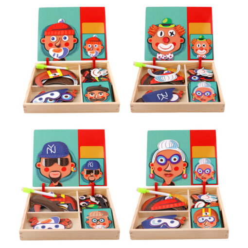 Magnetic Dress up,Crazy Face double sided - Image 6