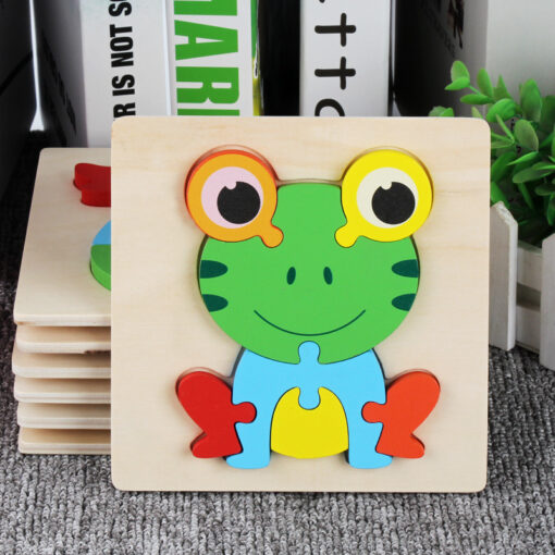 ⁦5 Wooden 3D  Animal Puzzle⁩ - الصورة ⁦10⁩