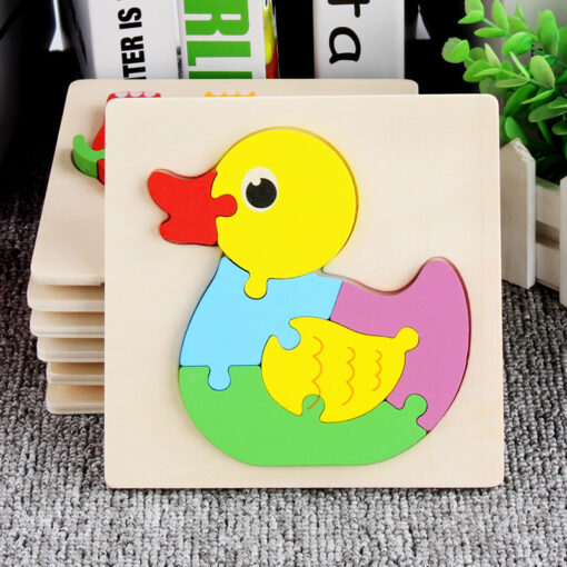 ⁦5 Wooden 3D  Animal Puzzle⁩ - الصورة ⁦11⁩