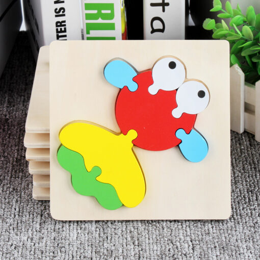⁦5 Wooden 3D  Animal Puzzle⁩ - الصورة ⁦14⁩