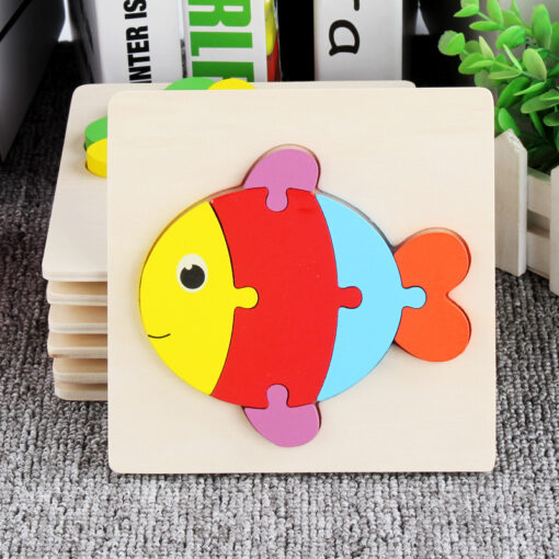 ⁦5 Wooden 3D  Animal Puzzle⁩ - الصورة ⁦13⁩