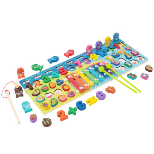 Six-In-One Shape Pairing Number Matching Board - Image 4