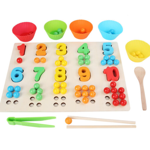 Wooden Montessori Math Counting Board - Image 13