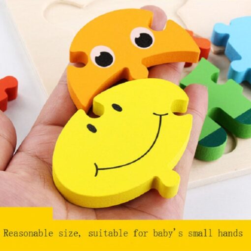 ⁦5 Wooden 3D  Animal Puzzle⁩ - الصورة ⁦3⁩