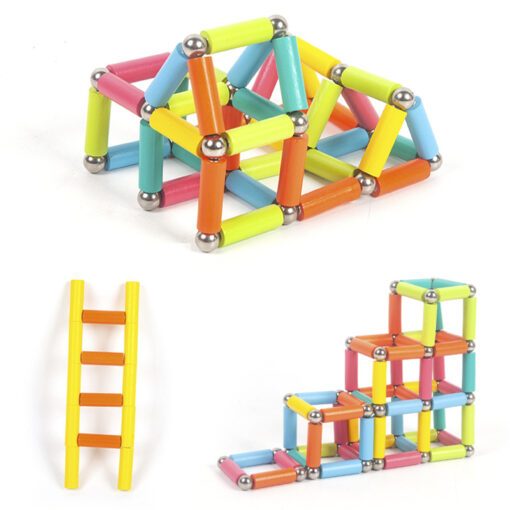 ⁦Magnetic sticks 80 pcs⁩ - الصورة ⁦3⁩