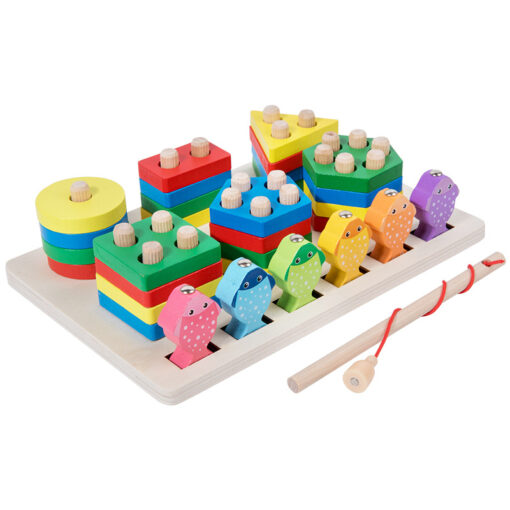 Six sets of pole fishing 2 in 1