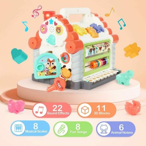 ⁦Hola Activity House Shape Sorter⁩ - الصورة ⁦8⁩