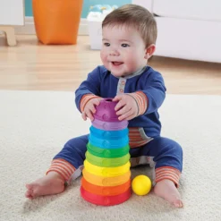 Rainbow Stacking Cups – Developmental Toy