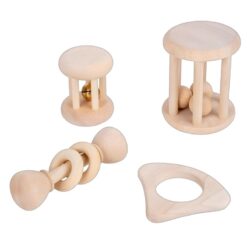 Alternative view of Infant and toddler log rattle set