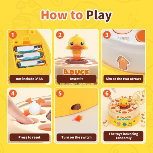 ⁦Bounce And Catching Popping Duck With Light And Sound⁩ - الصورة ⁦2⁩