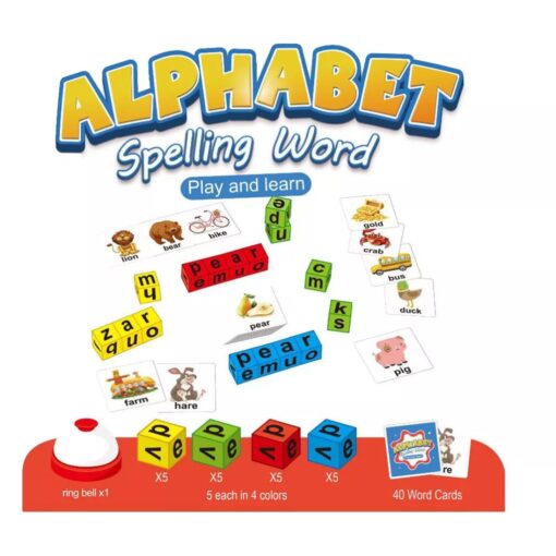 Alphabet spelling game plastic - Image 3