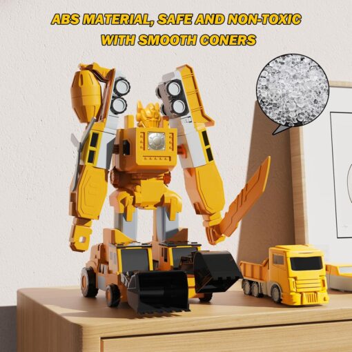 35PCS Magnetic Transform Engineering Car Assembled Toys with Storage Box - Image 8