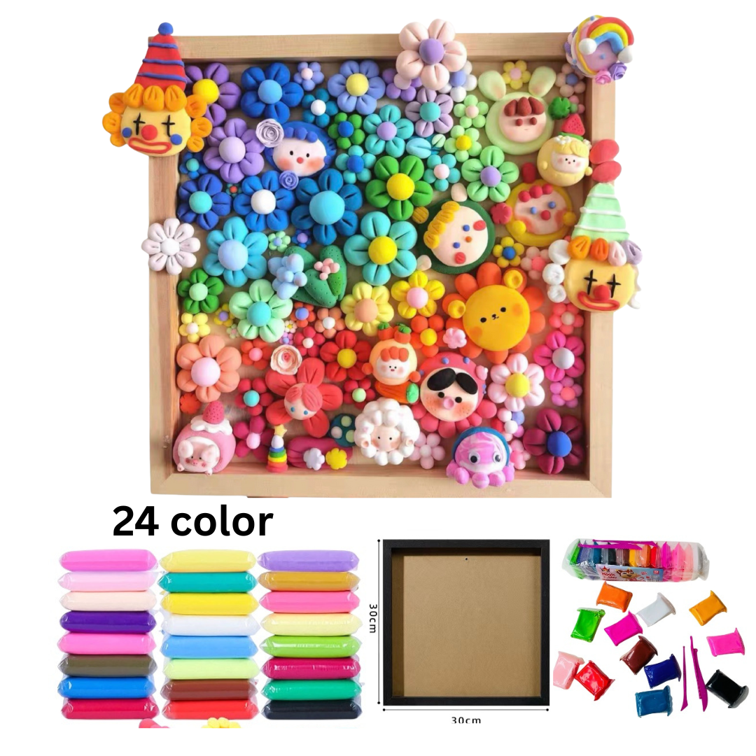 DIY Clay Creative Frame Modeling 24 colors