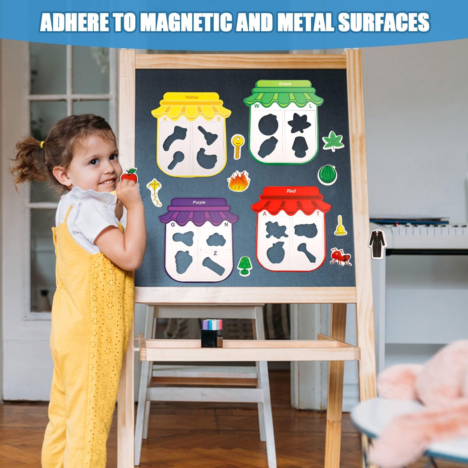 Magnetic Color Sorting Toy LARGE 11 color - الصورة 10