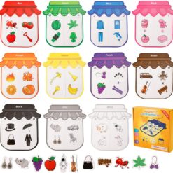 Alternative view of Magnetic Color Sorting Toy LARGE 11 color