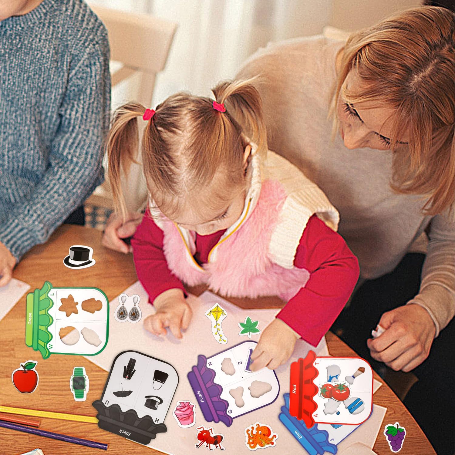 Magnetic Color Sorting Toy LARGE 11 color - الصورة 4