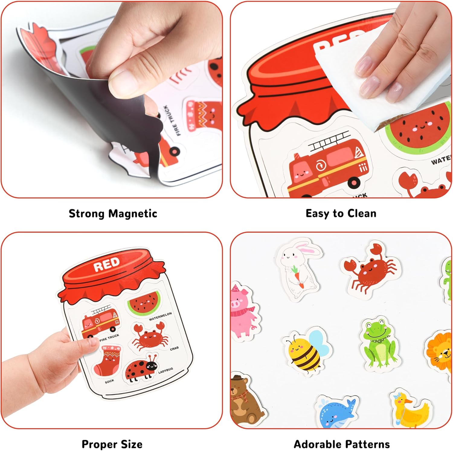 Magnetic Color Sorting Toy LARGE 11 color - الصورة 6