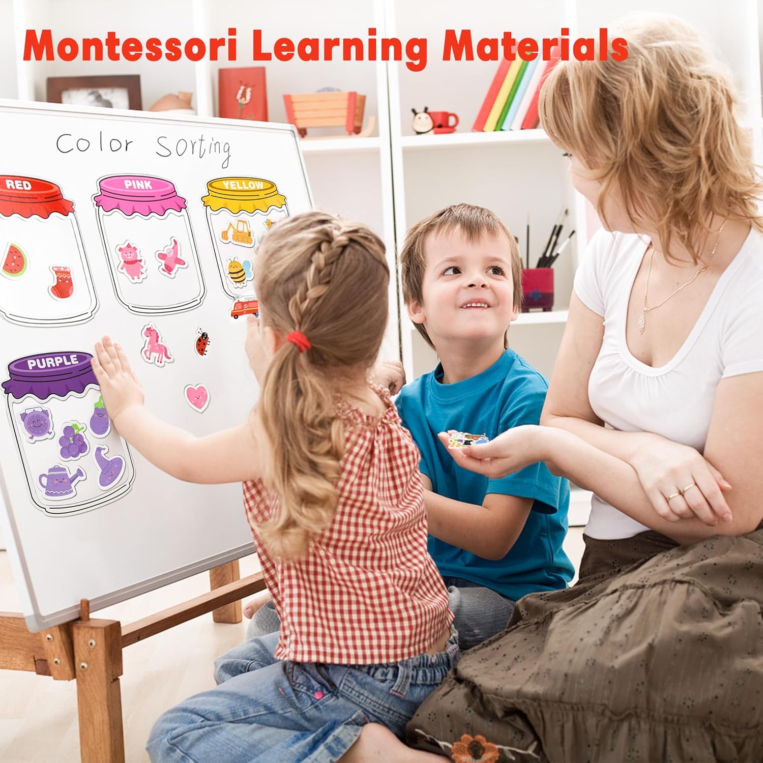 Magnetic Color Sorting Toy LARGE 11 color - الصورة 12