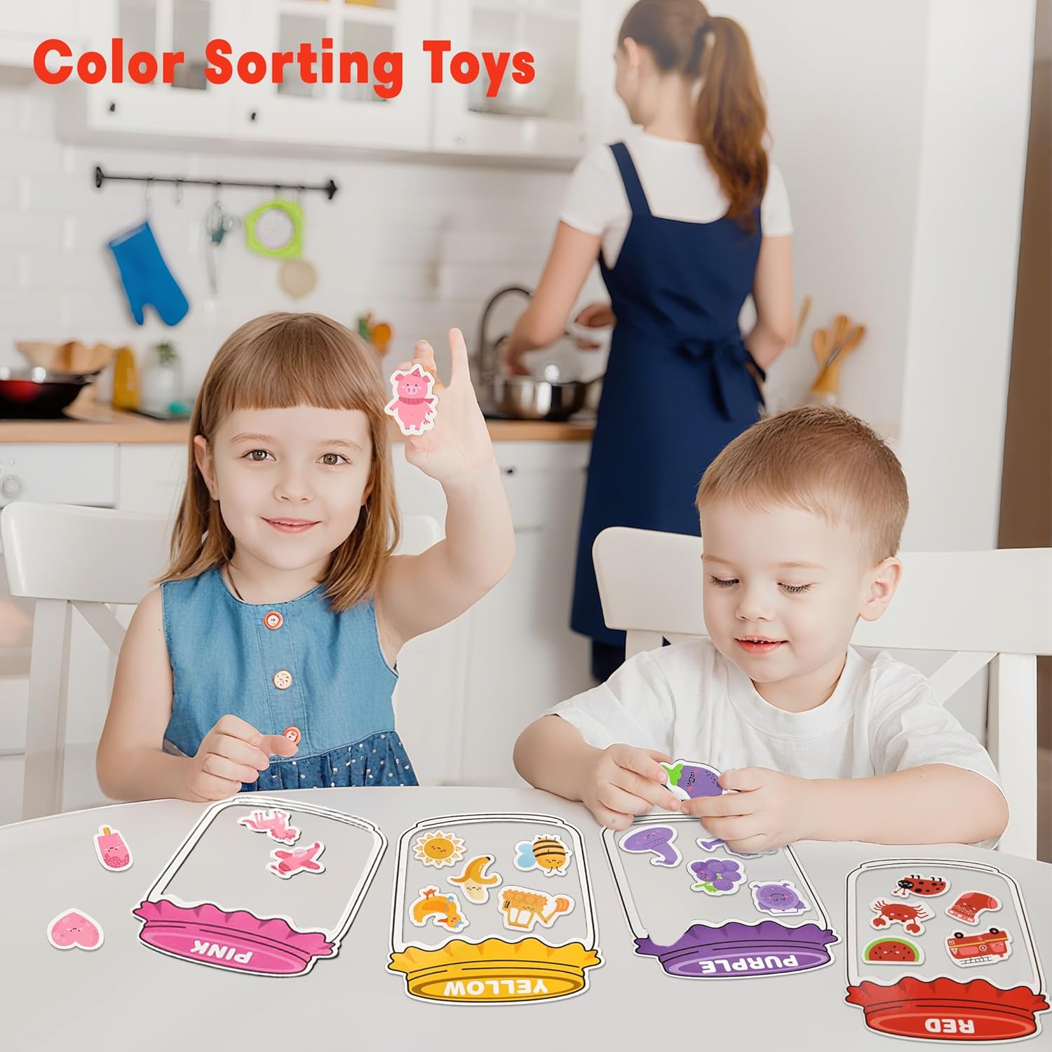 Magnetic Color Sorting Toy LARGE 11 color - الصورة 13